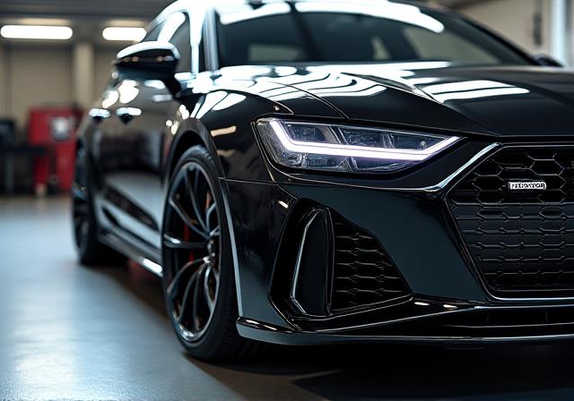 Upravené Audi RS6 C8 v garáži